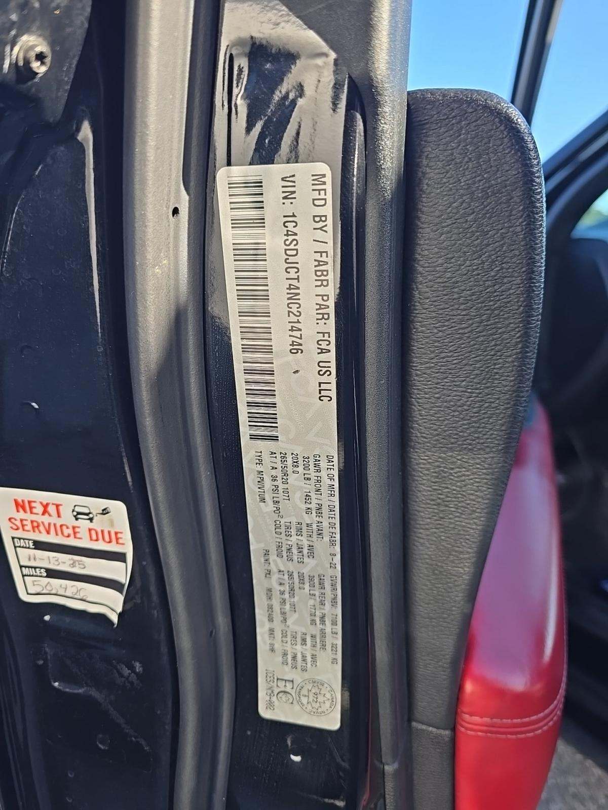 2022 Dodge Durango R/T AWD