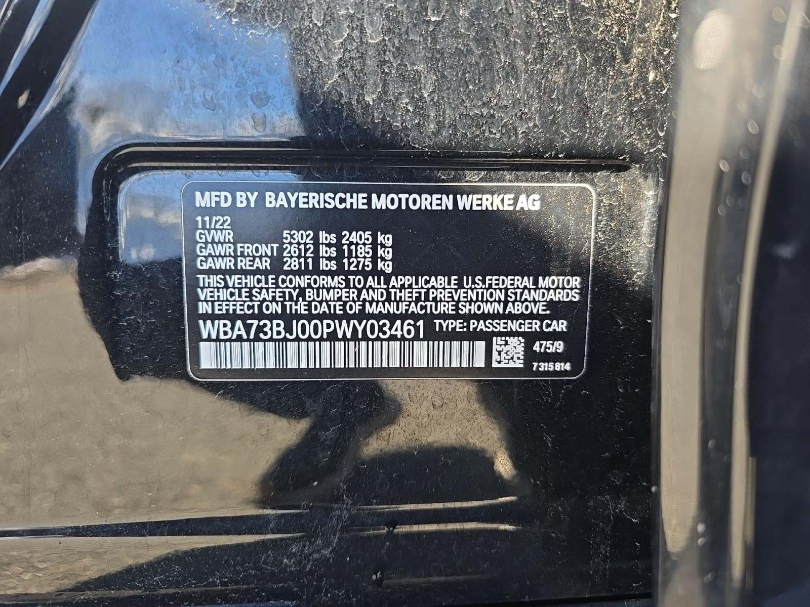 2023 BMW 5 Series 540i xDrive AWD