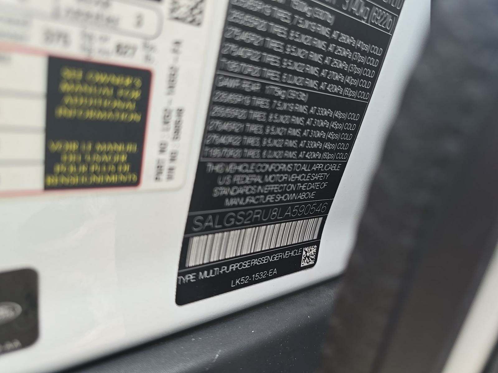 2020 Land Rover Range Rover HSE AWD