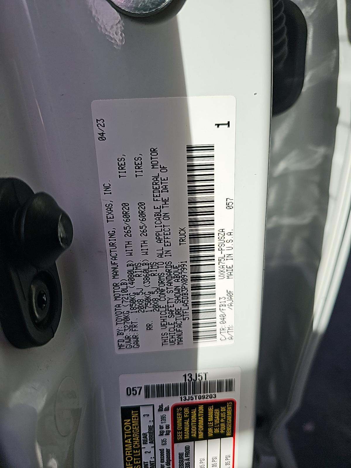 2023 Toyota Tundra SR5 AWD