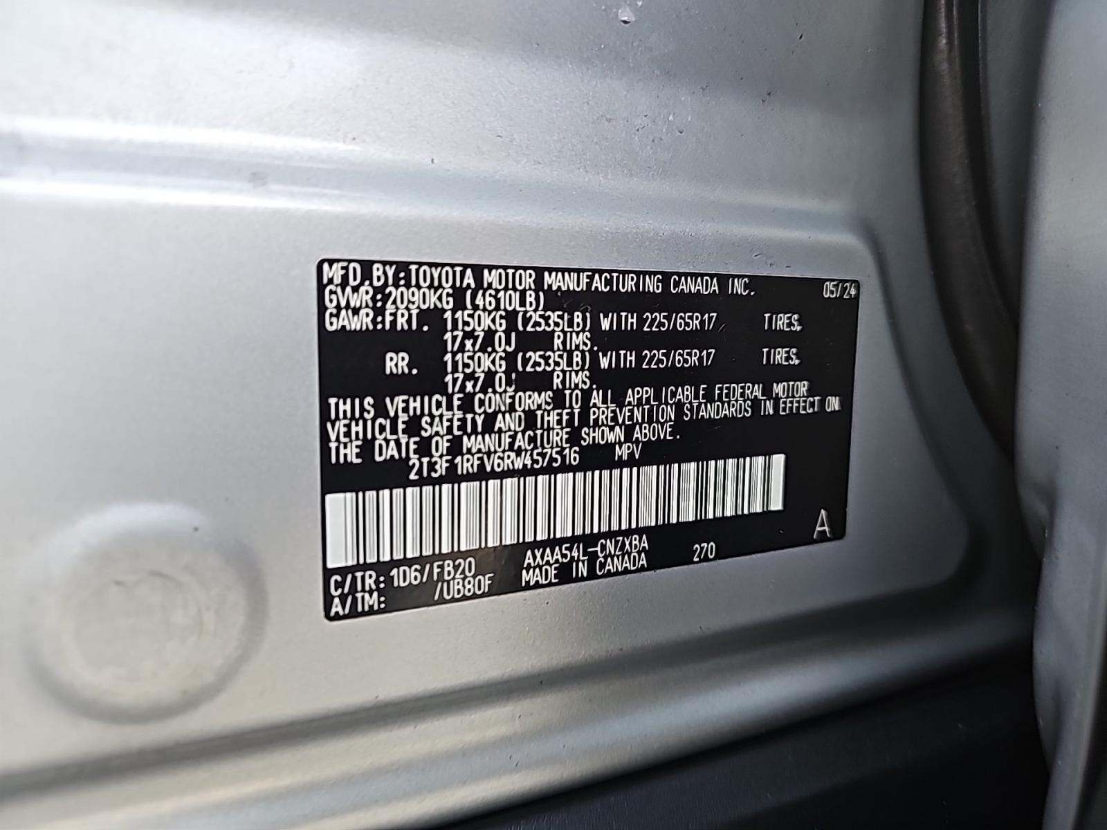 2024 Toyota RAV4 LE AWD