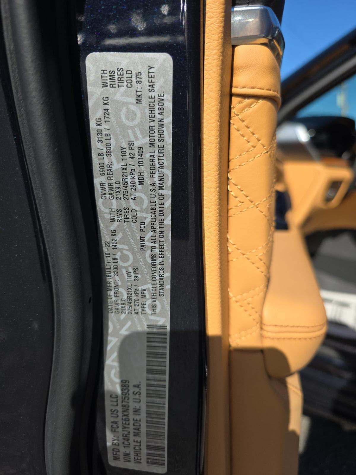 2022 Jeep Grand Cherokee 4xe Summit Reserve AWD