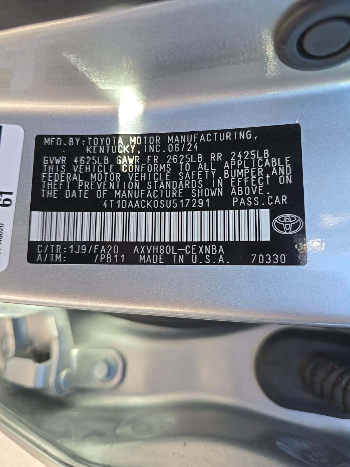 2025 Toyota Camry LE FWD