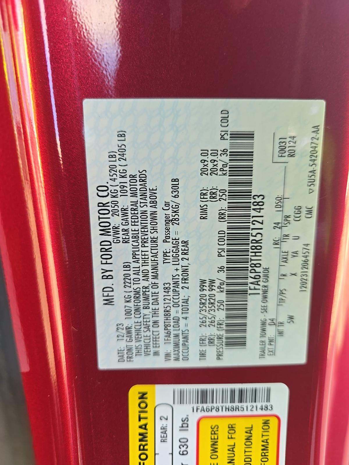 2024 Ford Mustang EcoBoost Premium RWD