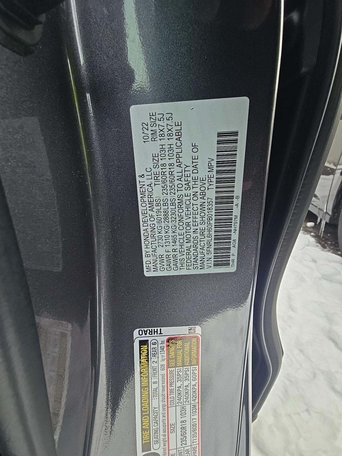 2023 Honda Odyssey EX-L FWD