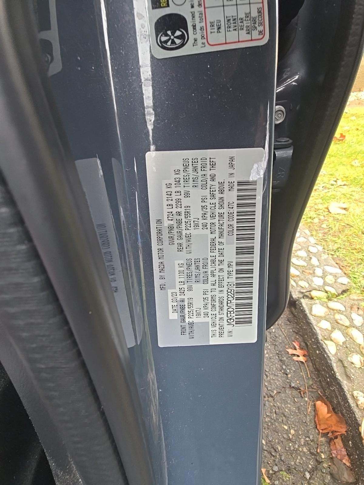 2023 MAZDA CX-5 2.5 S Carbon Edition AWD