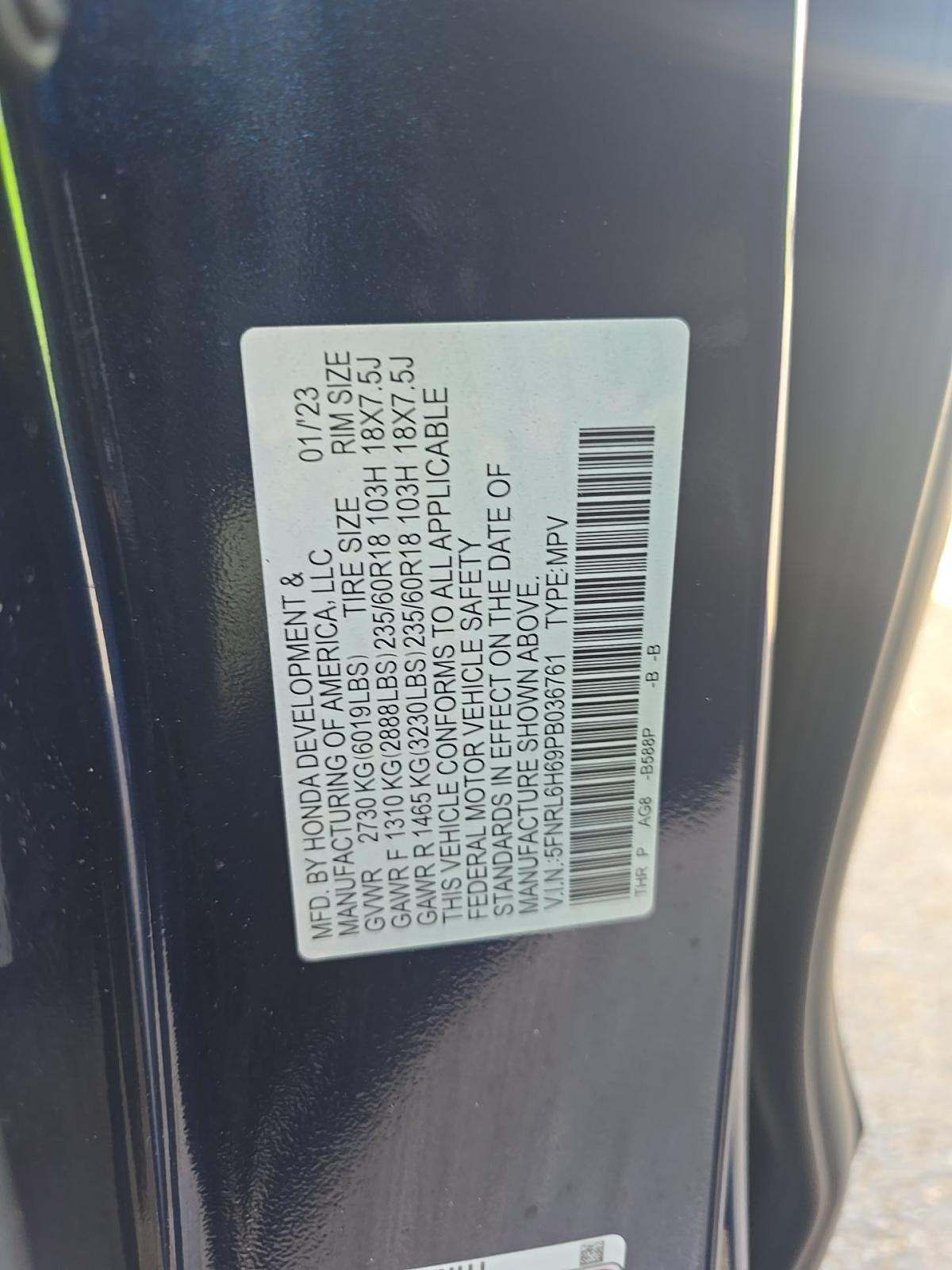 2023 Honda Odyssey EX-L FWD