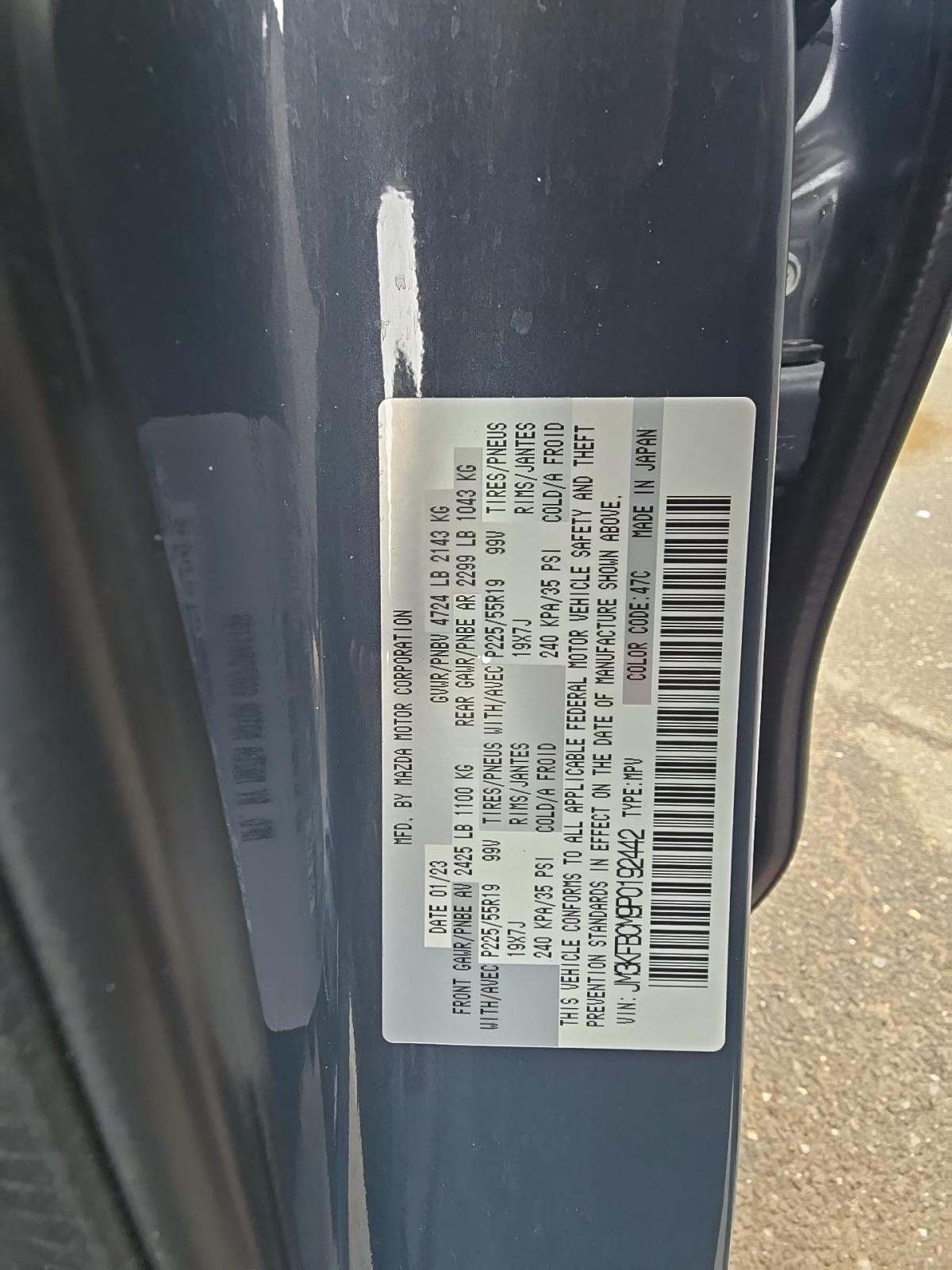 2023 MAZDA CX-5 2.5 S Carbon Edition AWD