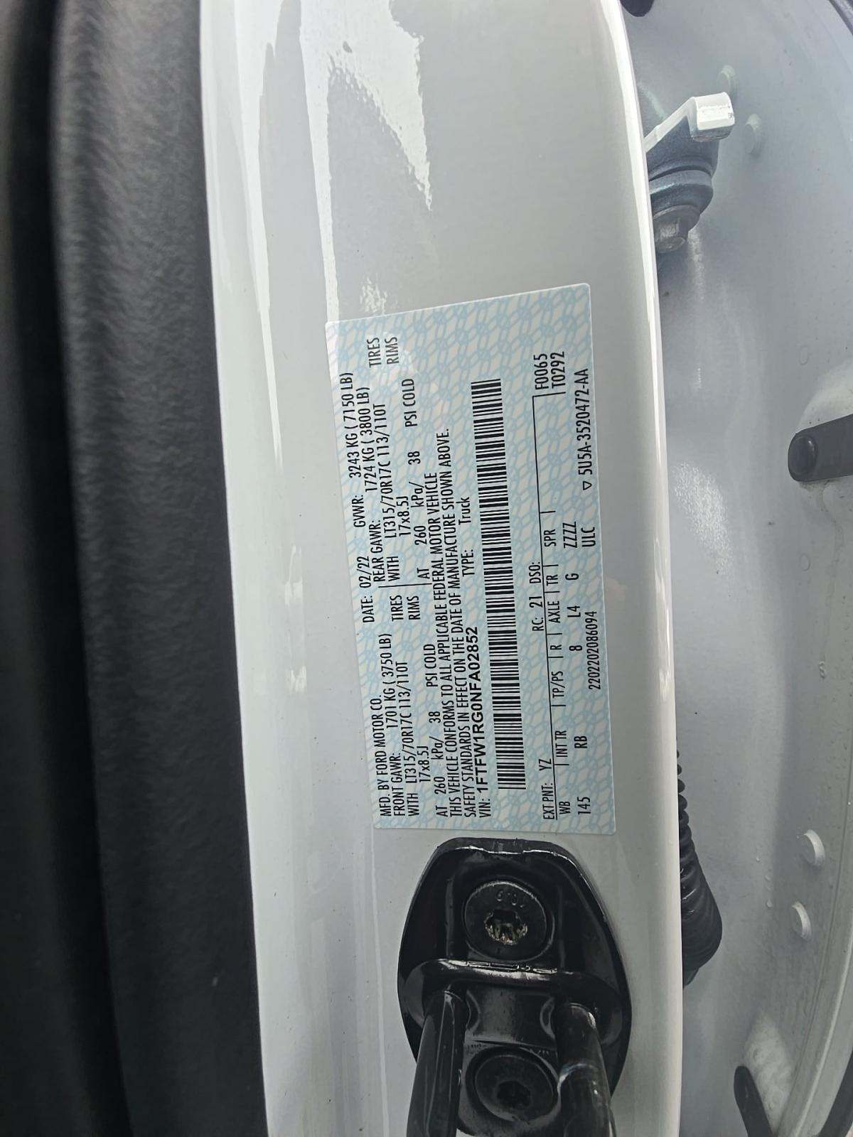 2022 Ford F-150 Raptor AWD