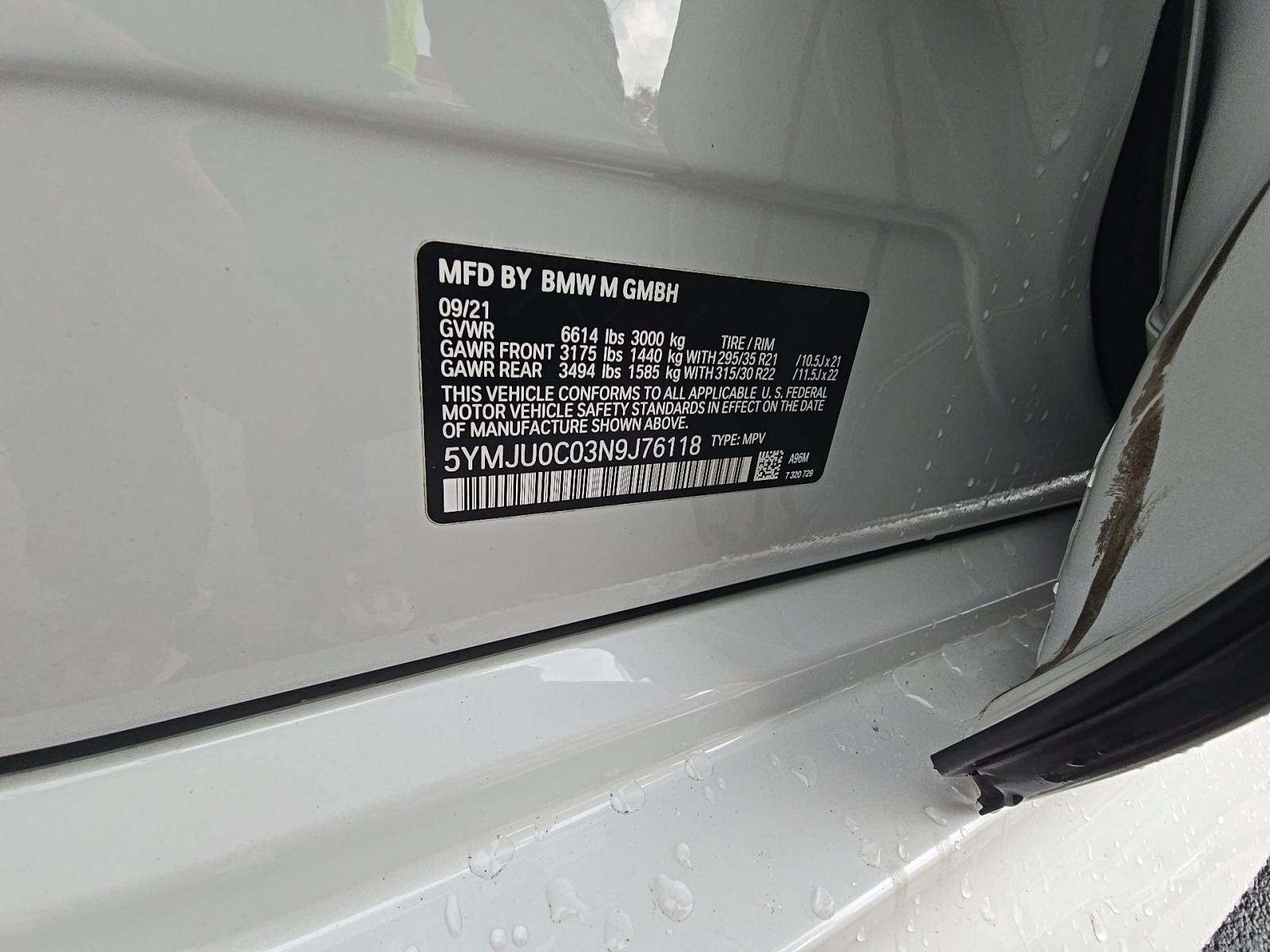 2022 BMW X5 M Base AWD