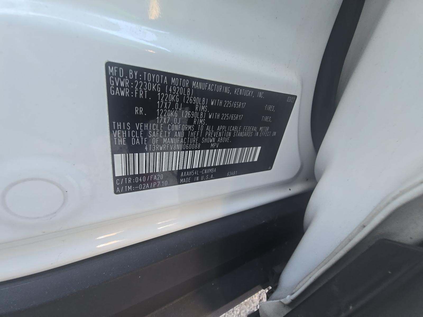 2022 Toyota RAV4 Hybrid XLE AWD