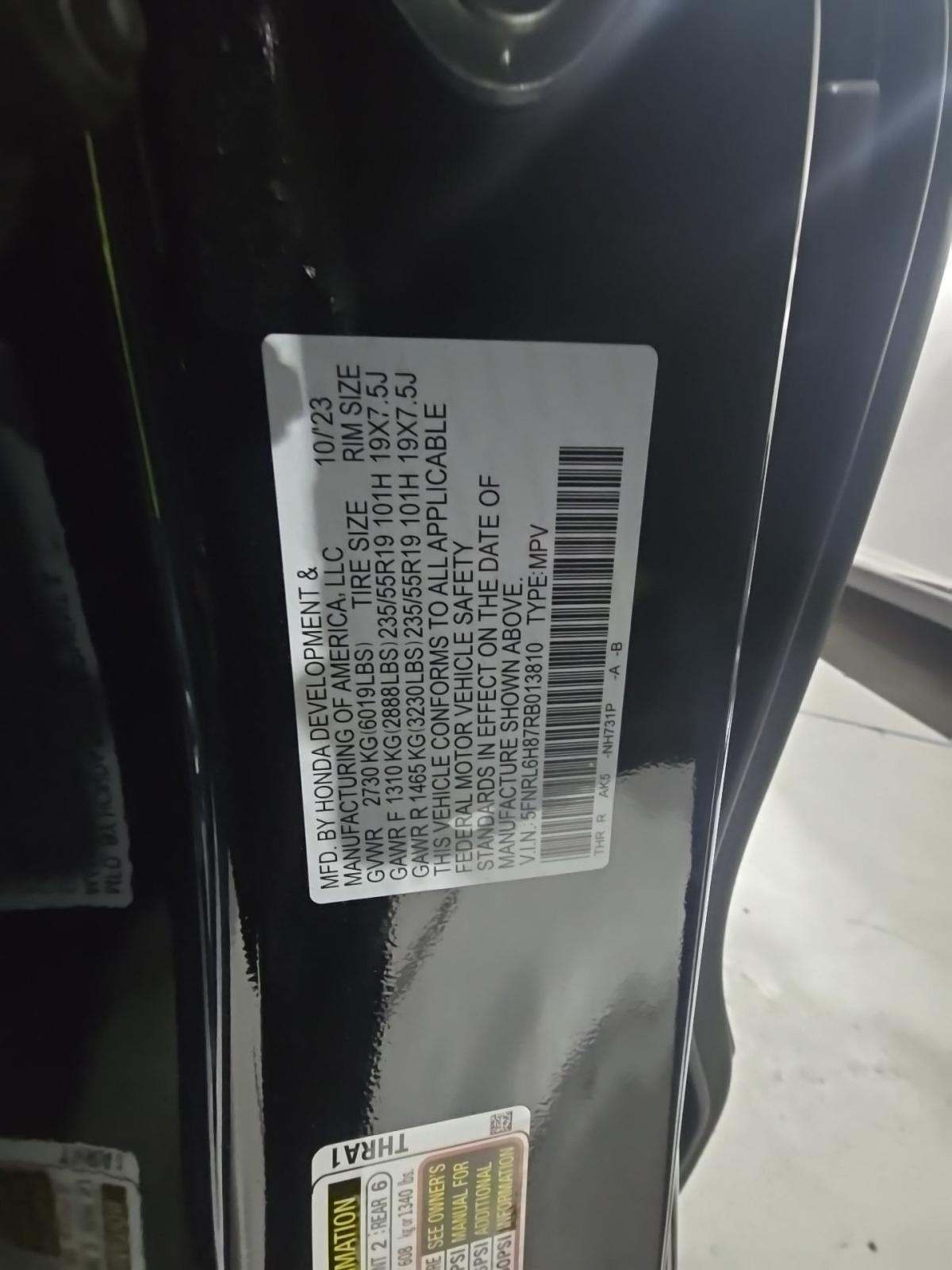 2024 Honda Odyssey Touring FWD