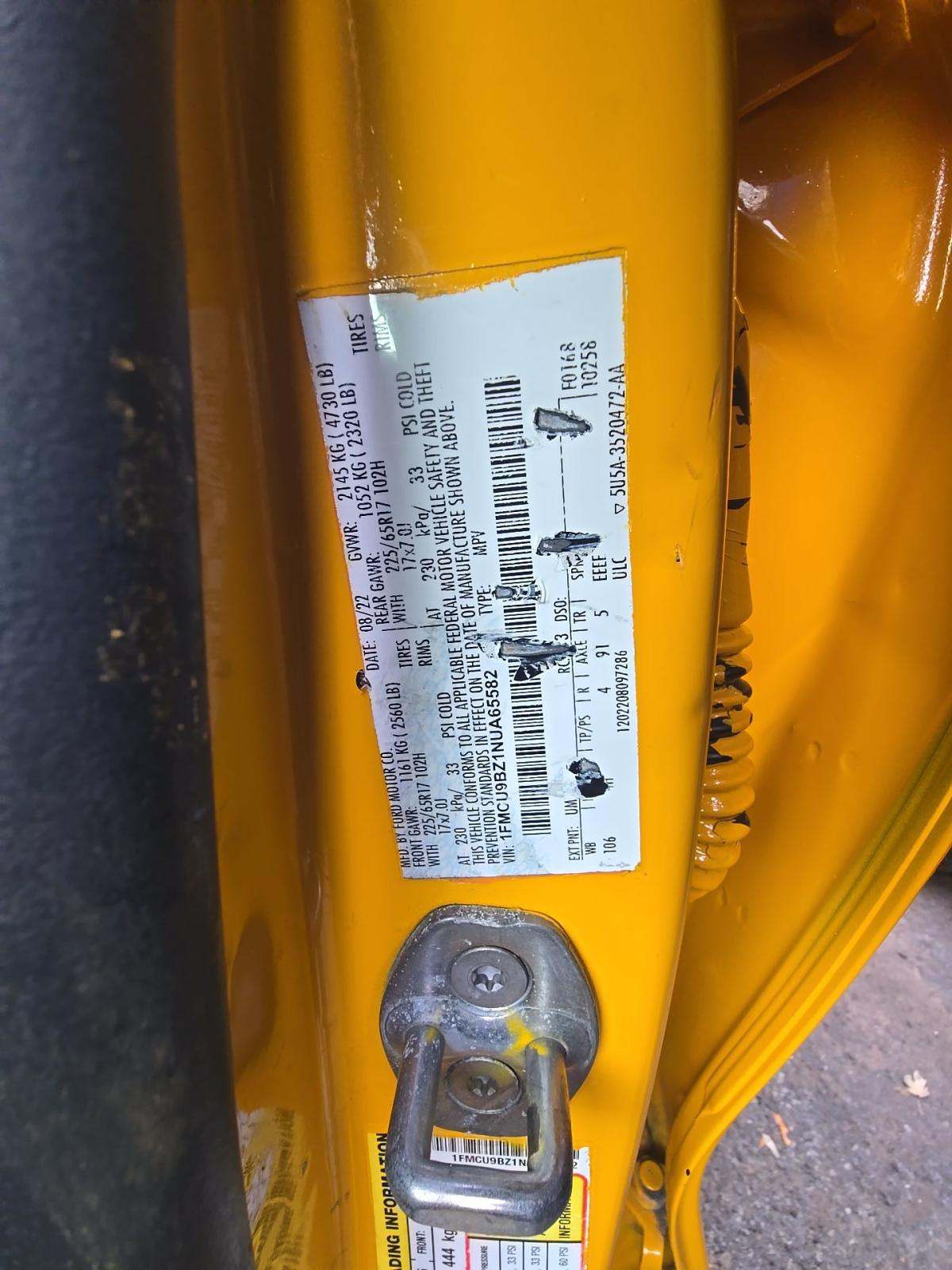 2022 Ford Escape Hybrid SE AWD