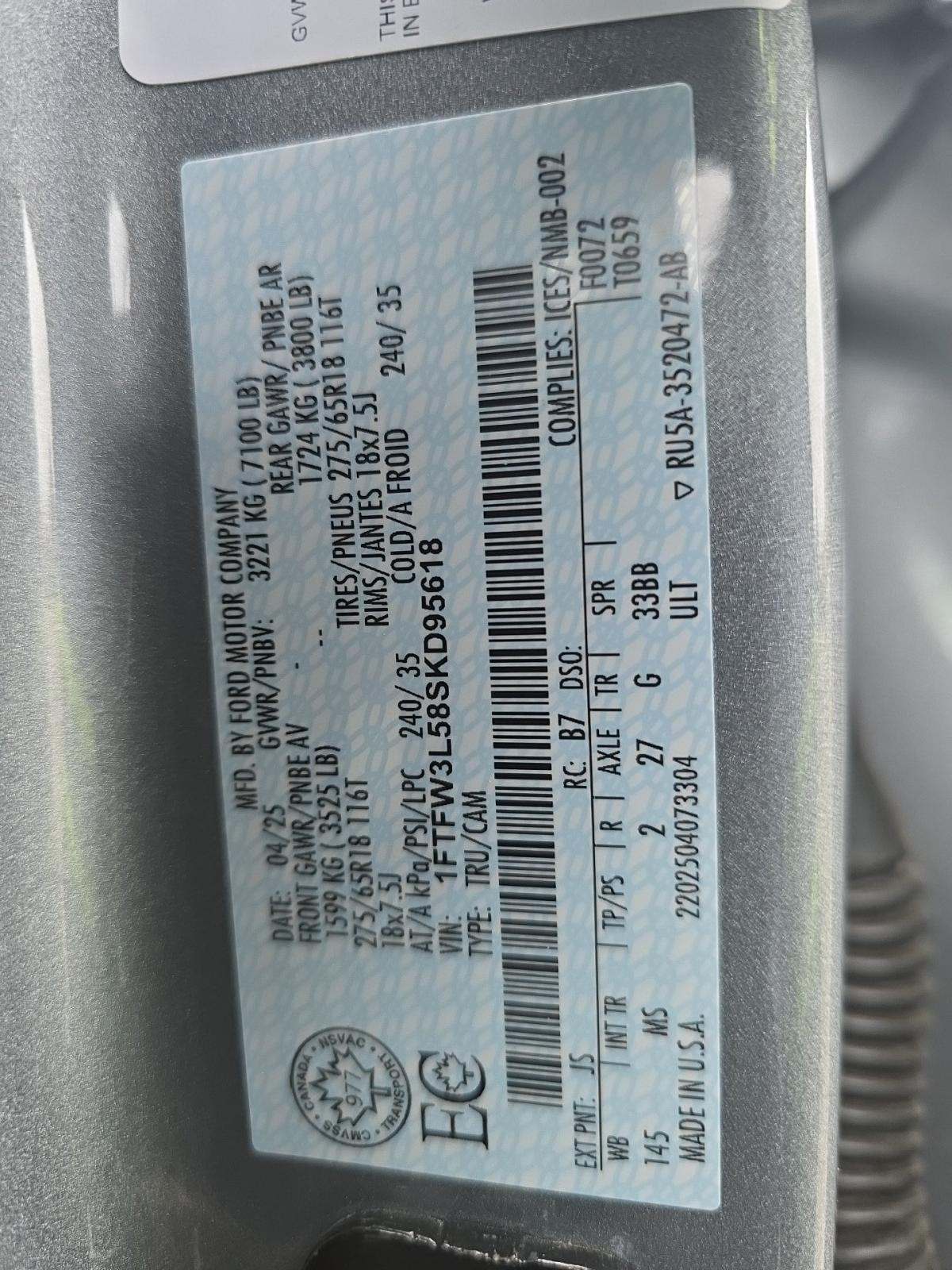 2025 Ford F-150 XLT AWD