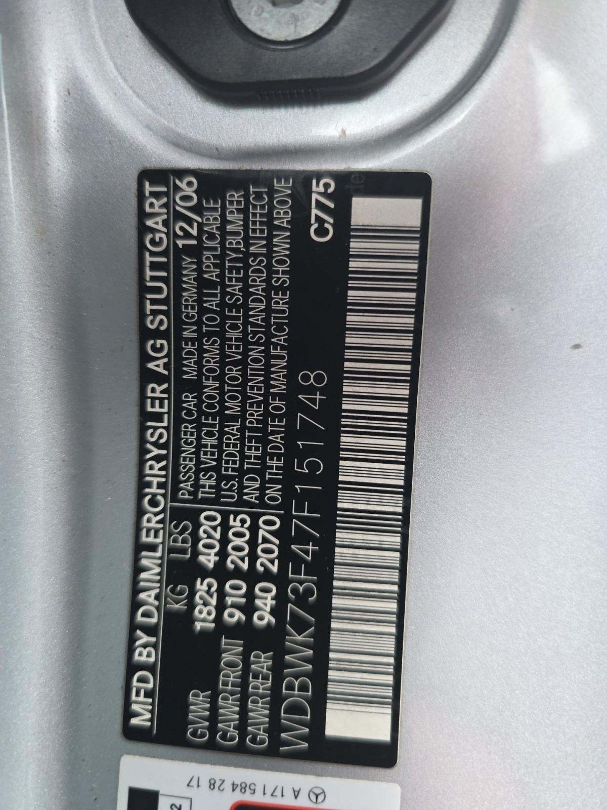 2007 Mercedes-Benz SLK SLK 55 AMG RWD