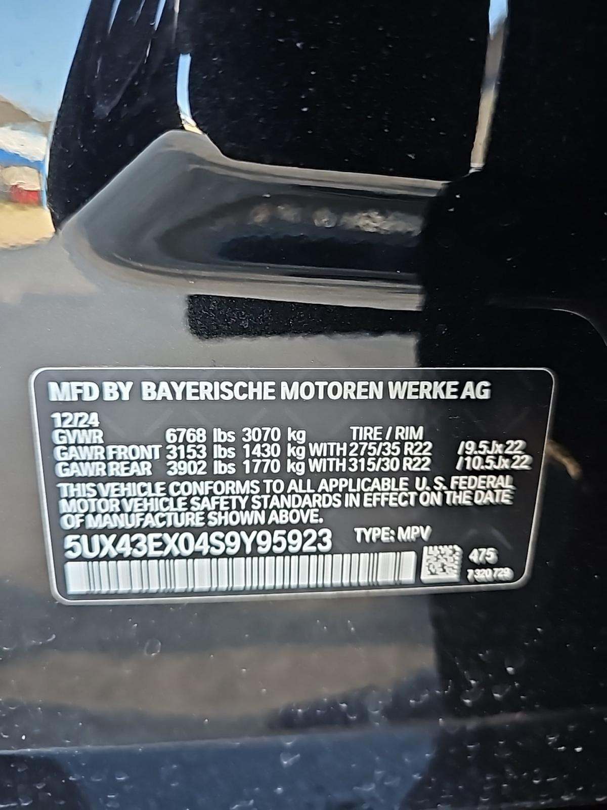 2025 BMW X6 M60i xDrive AWD