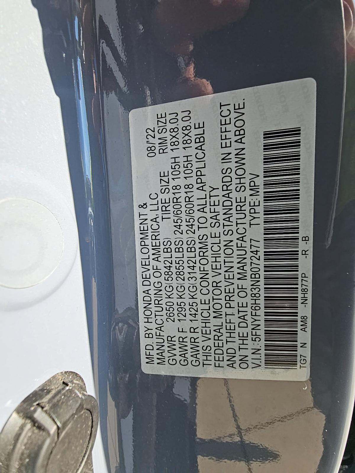 2022 Honda Pilot TrailSport AWD