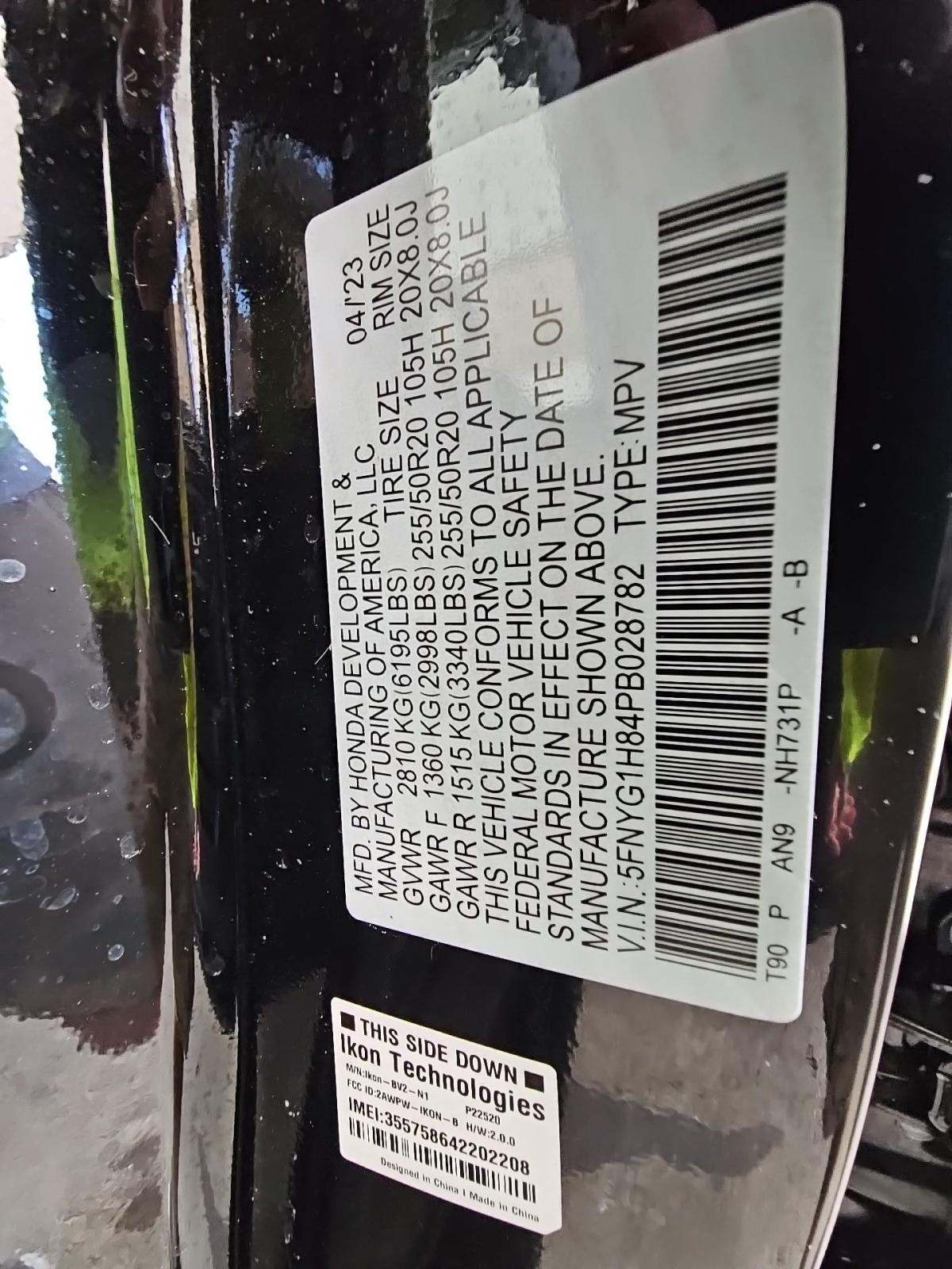 2023 Honda Pilot Elite AWD