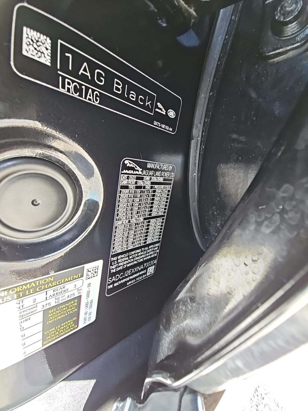 2022 Jaguar F-PACE P250 S AWD