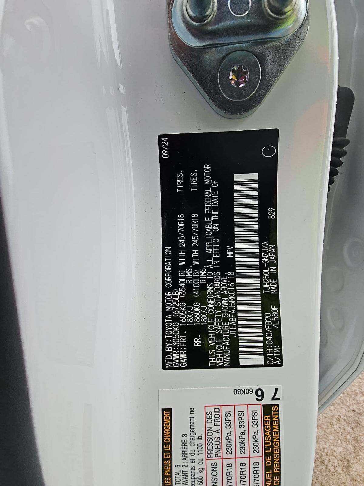 2024 Toyota Land Cruiser 1958 AWD