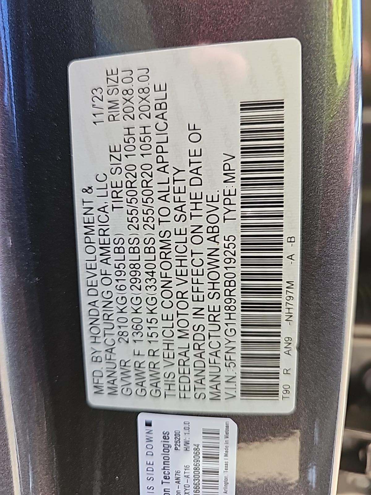 2024 Honda Pilot Elite AWD