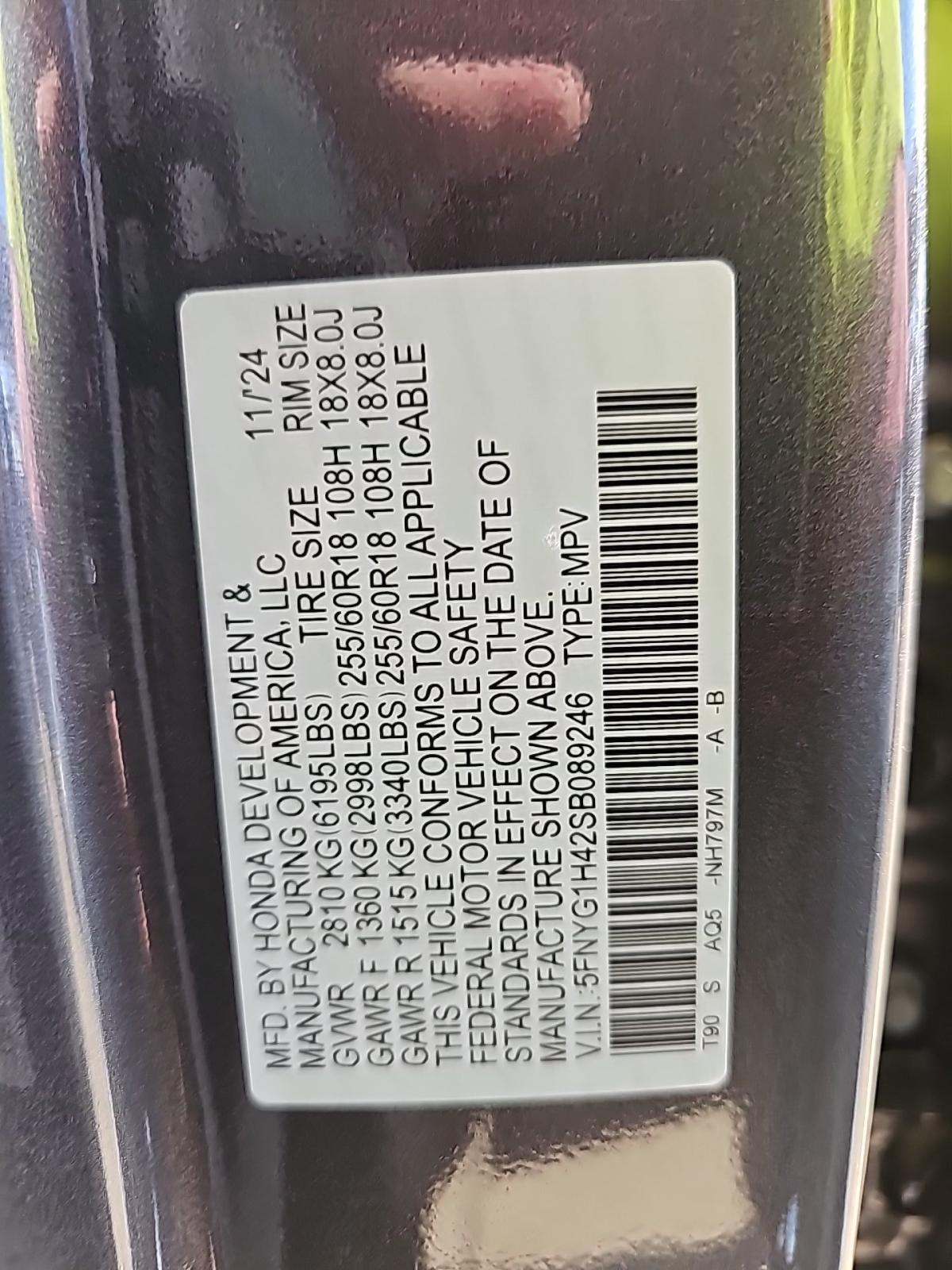 2025 Honda Pilot EX-L AWD