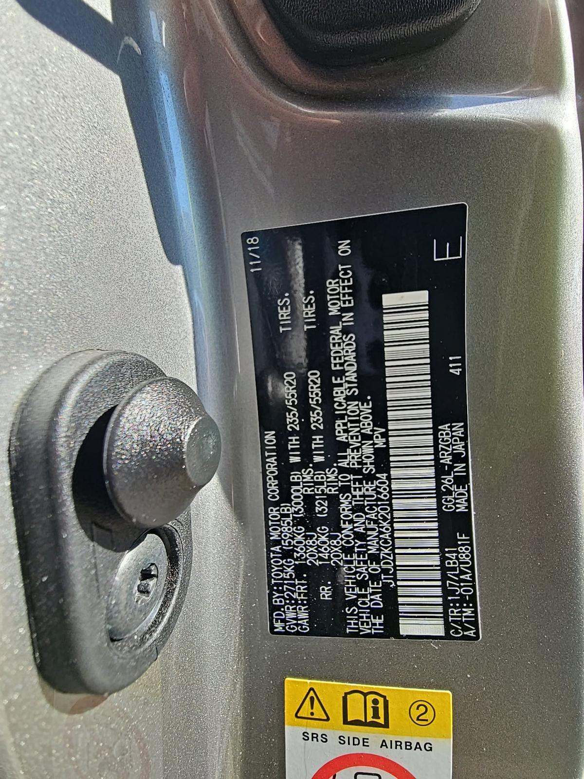 2019 Lexus RX RX 350L AWD