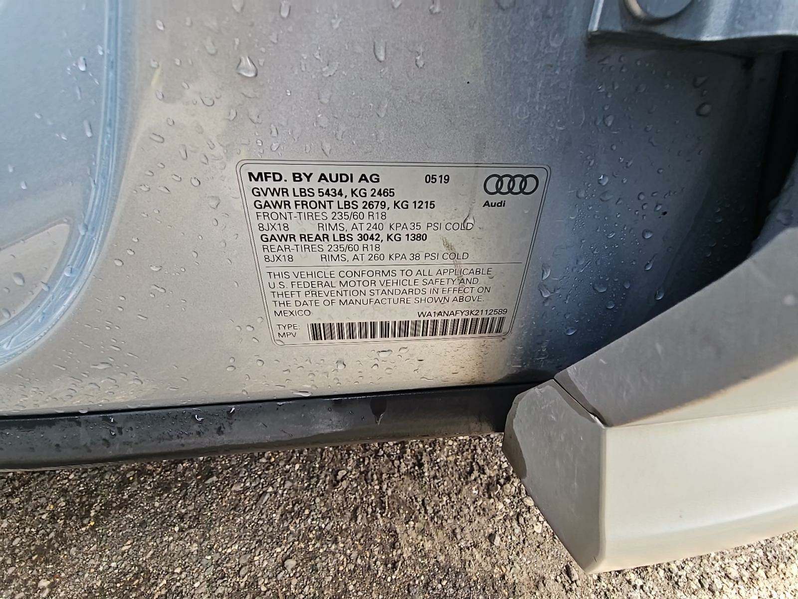 2019 Audi Q5 Premium AWD