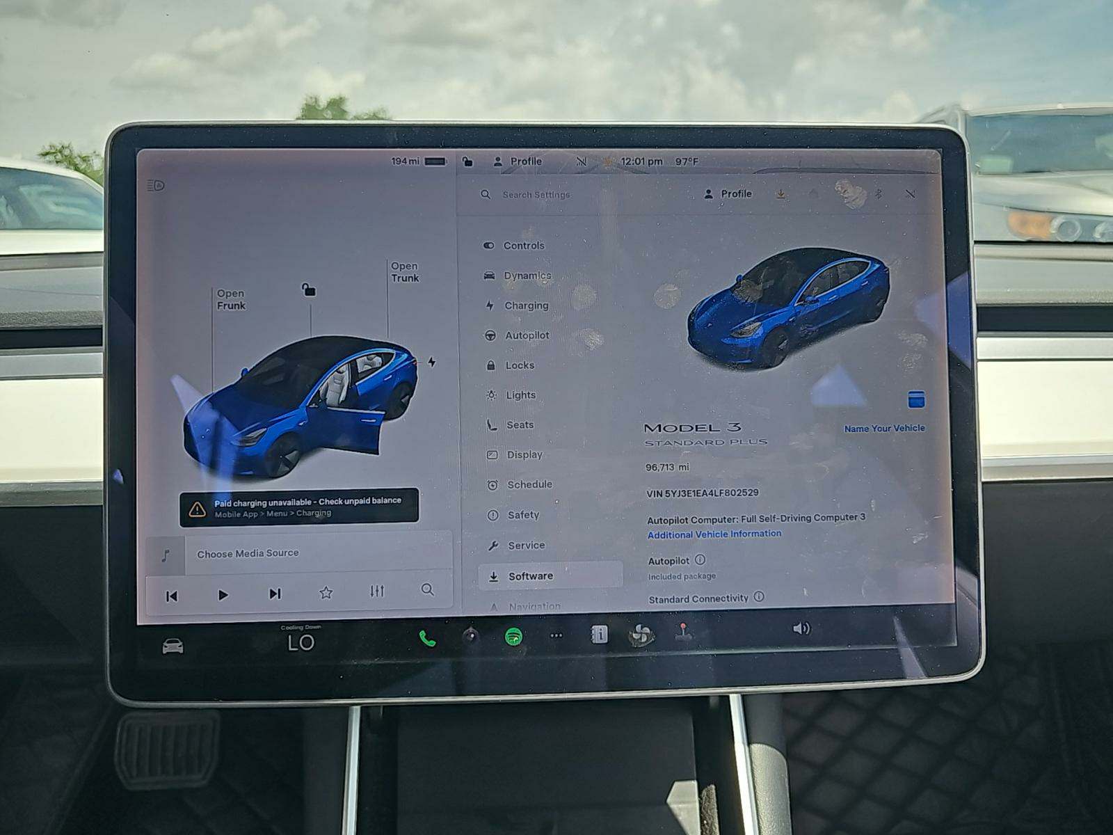 2020 Tesla Model 3 Standard Range Plus RWD