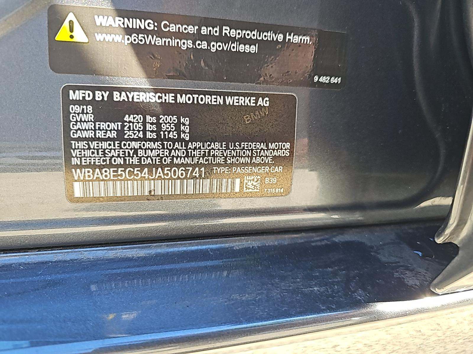 2018 BMW 3 Series 328d RWD