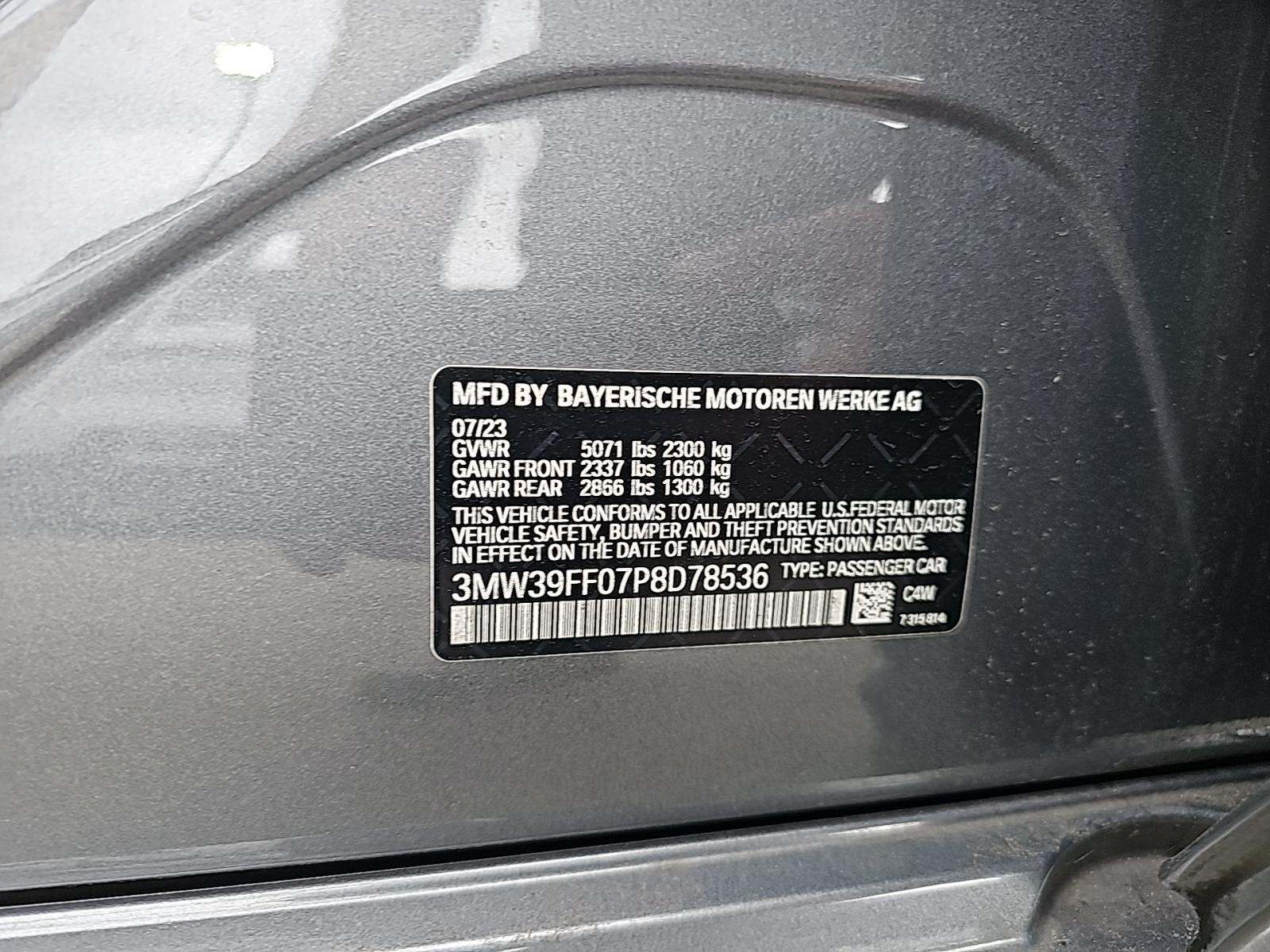 2023 BMW 3 Series 330e RWD