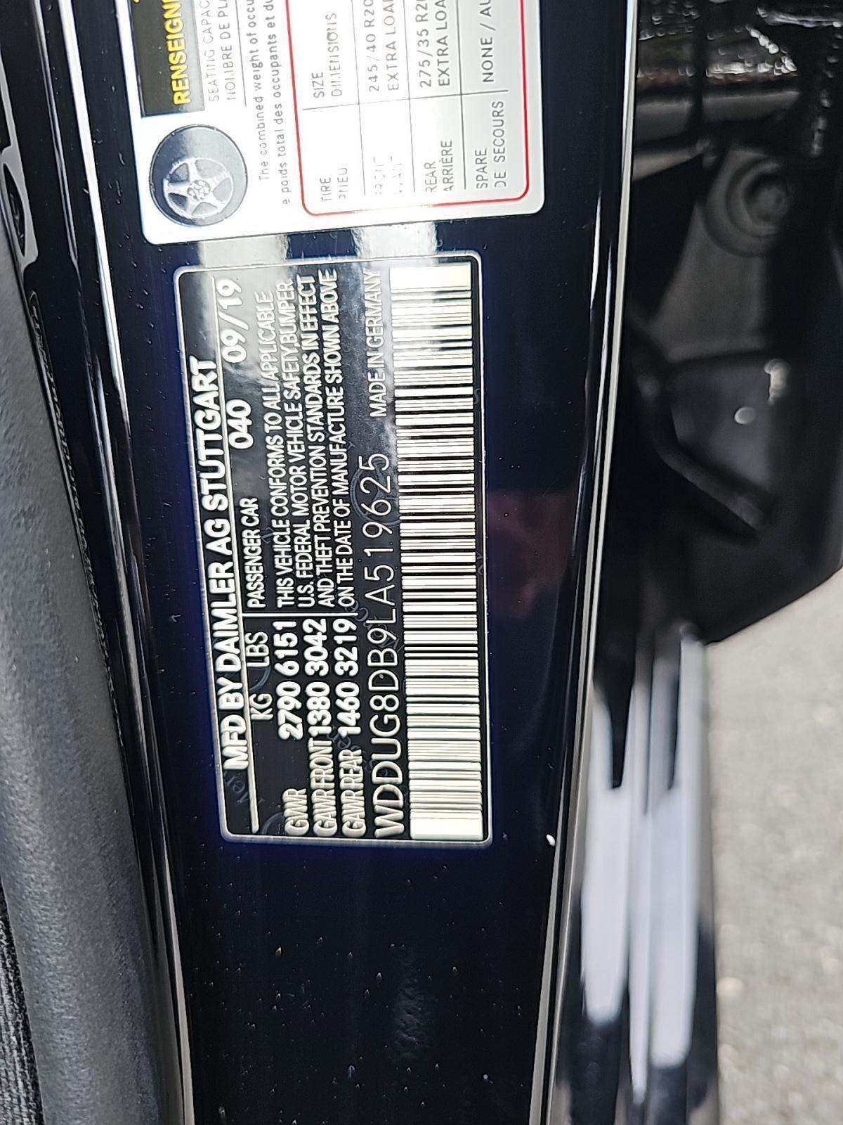 2020 Mercedes-Benz S-Class S 560 RWD