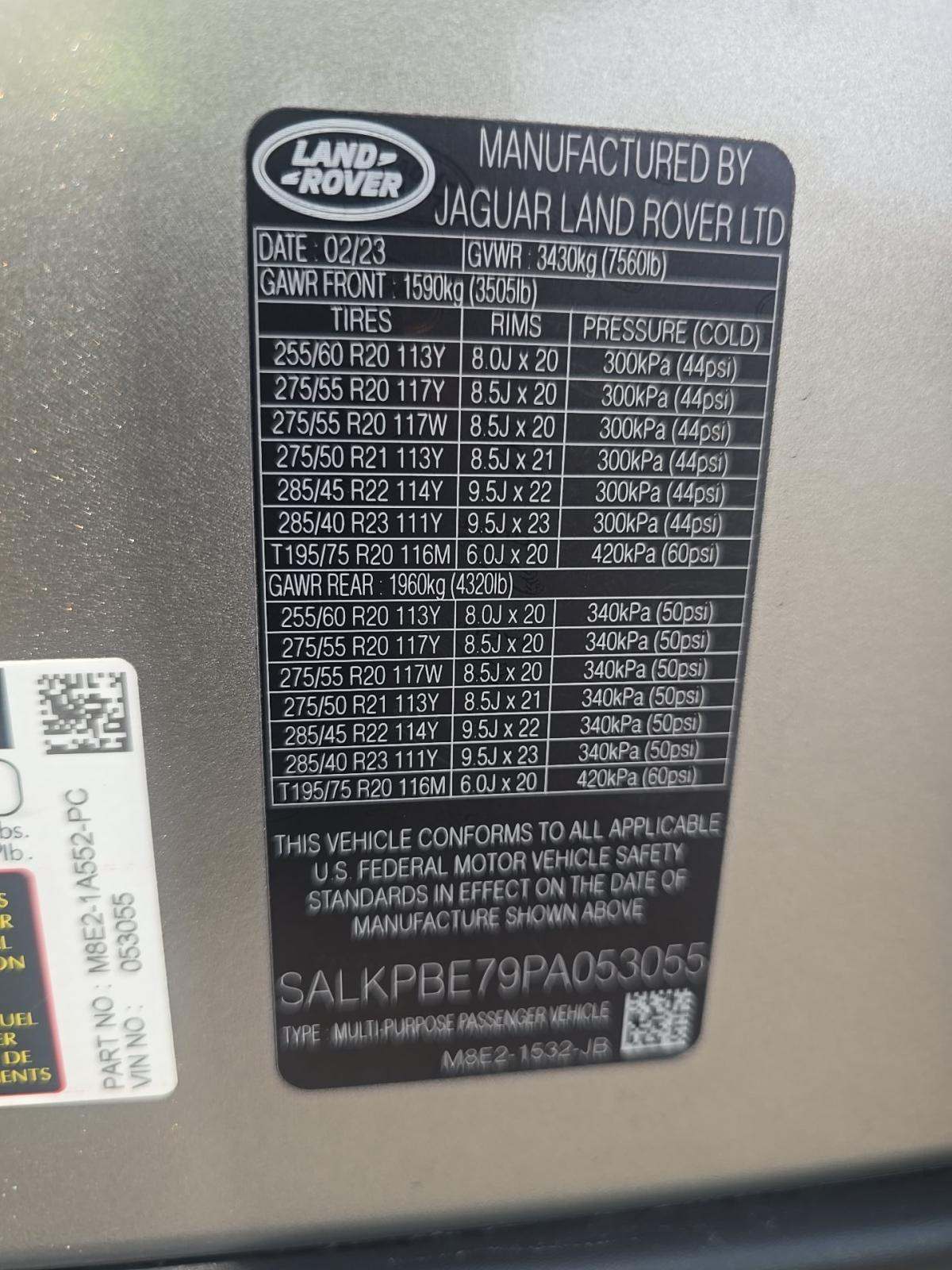 2023 Land Rover Range Rover SE LWB AWD