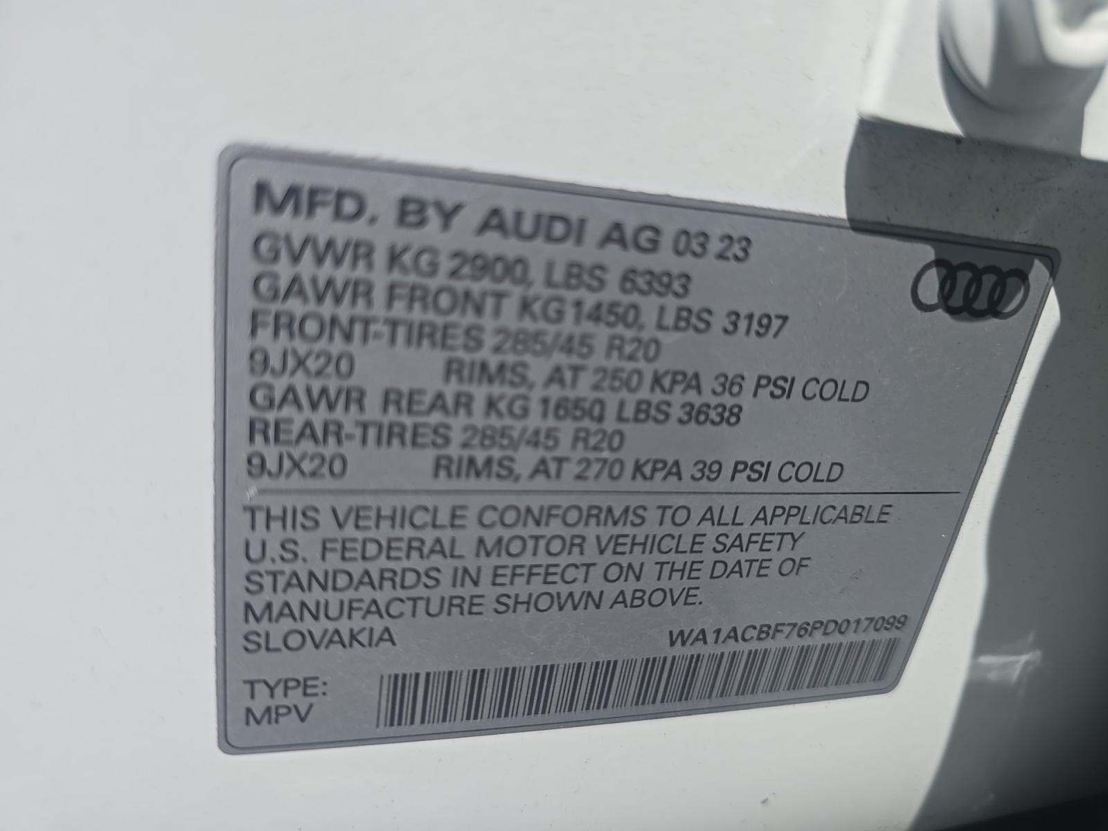 2023 Audi Q7 Premium AWD