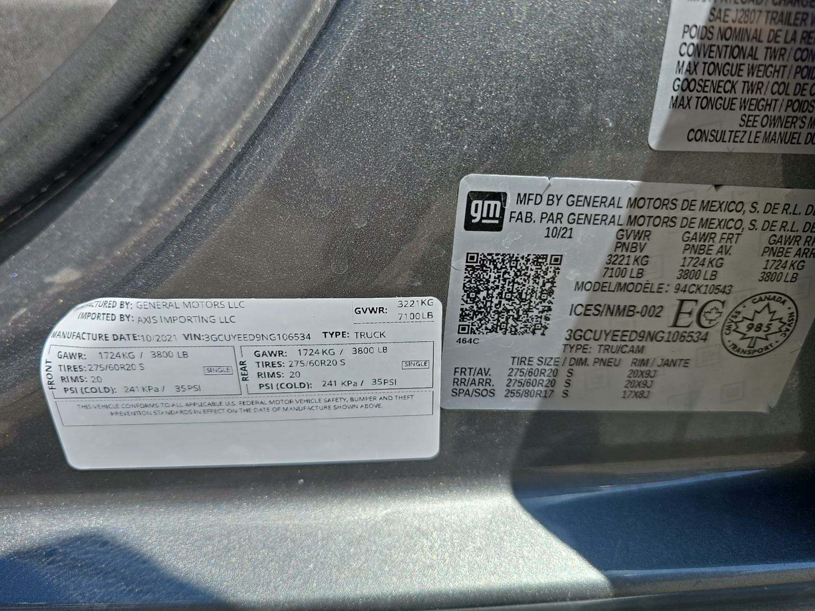 2022 Chevrolet Silverado 1500 LTD RST AWD