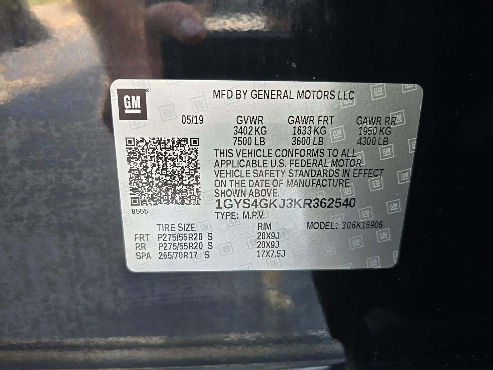 2019 Cadillac Escalade ESV Base AWD