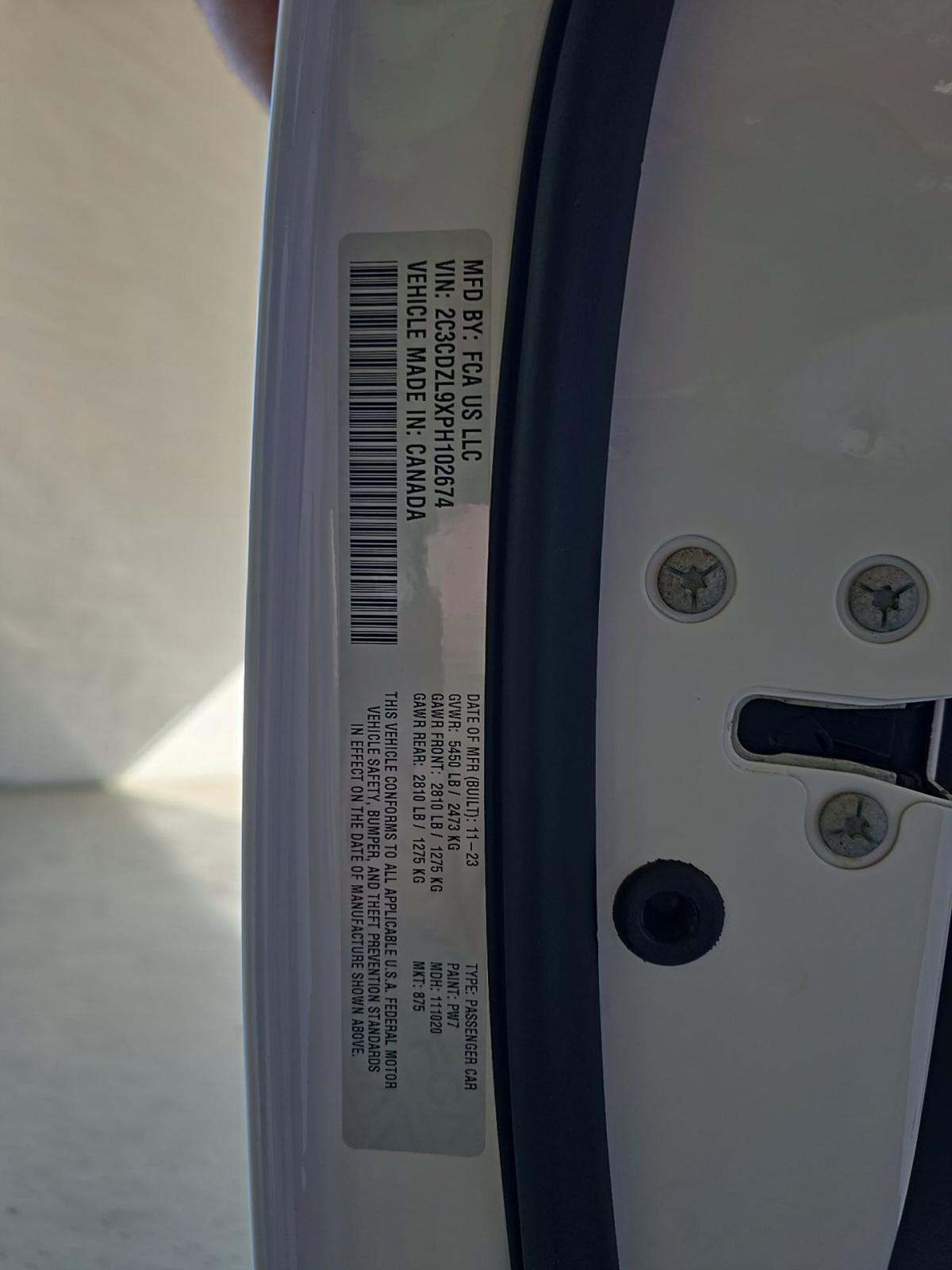 2023 Dodge Challenger SRT Hellcat Redeye Widebody RWD