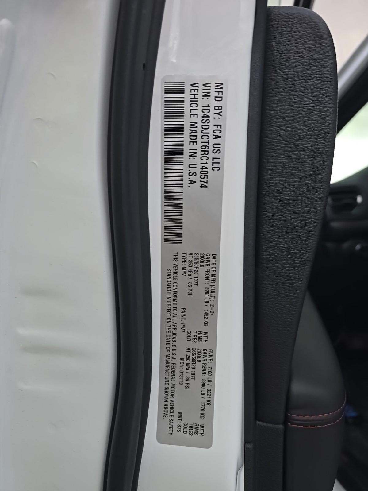 2024 Dodge Durango R/T Plus AWD