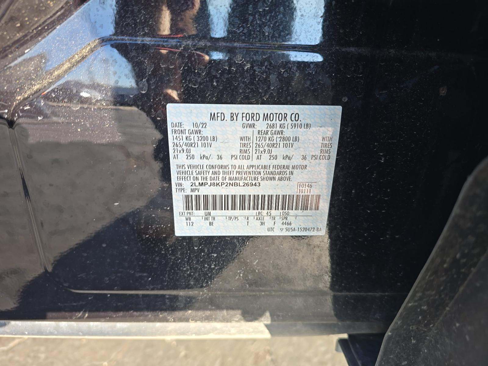 2022 Lincoln Nautilus Reserve AWD