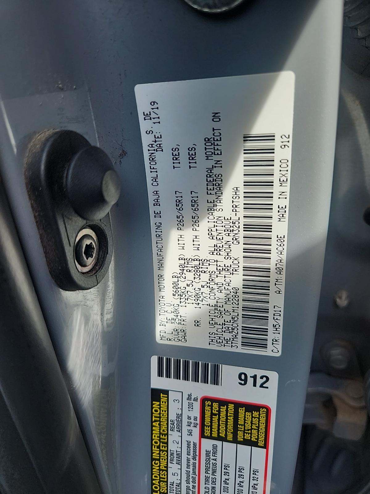 2020 Toyota Tacoma TRD Sport RWD