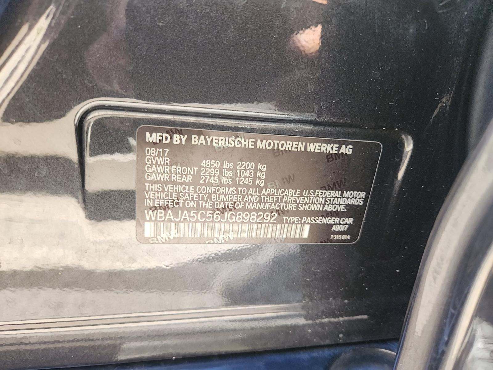 2018 BMW 5 Series 530i RWD