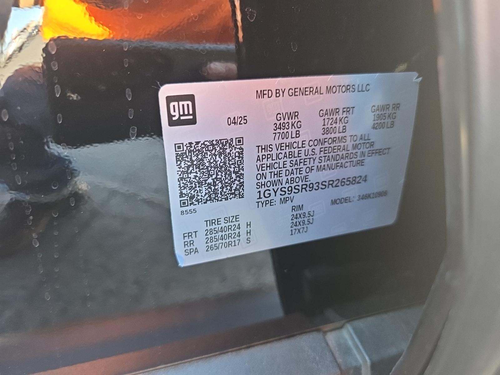 2025 Cadillac Escalade ESV V-Series AWD