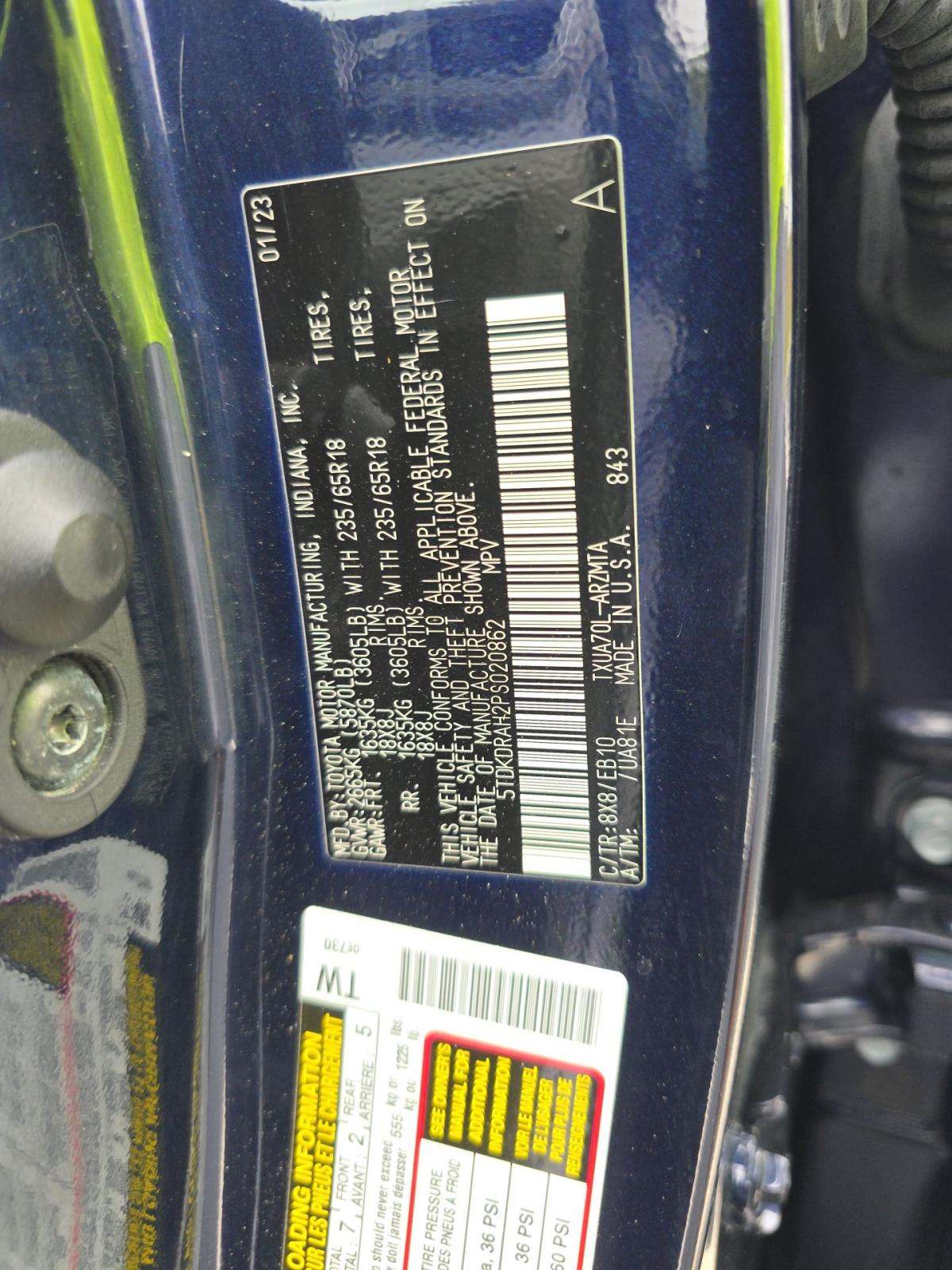 2023 Toyota Highlander XLE FWD