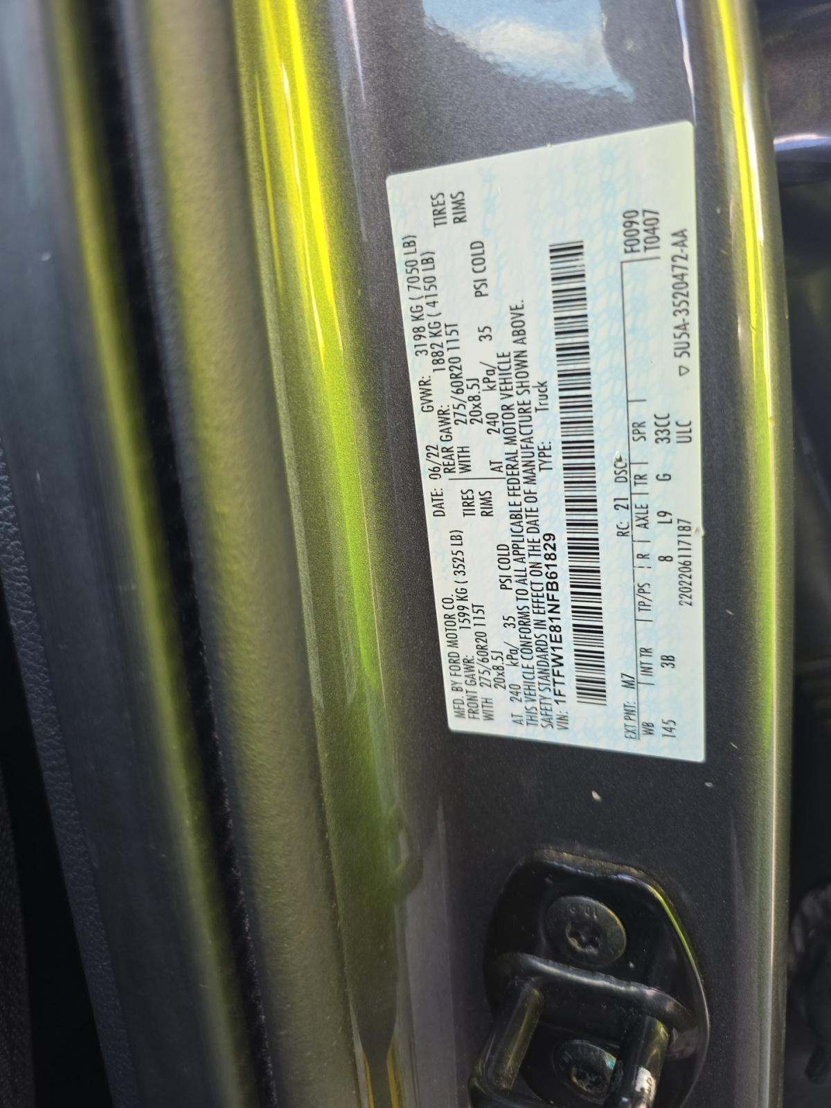 2022 Ford F-150 Platinum AWD