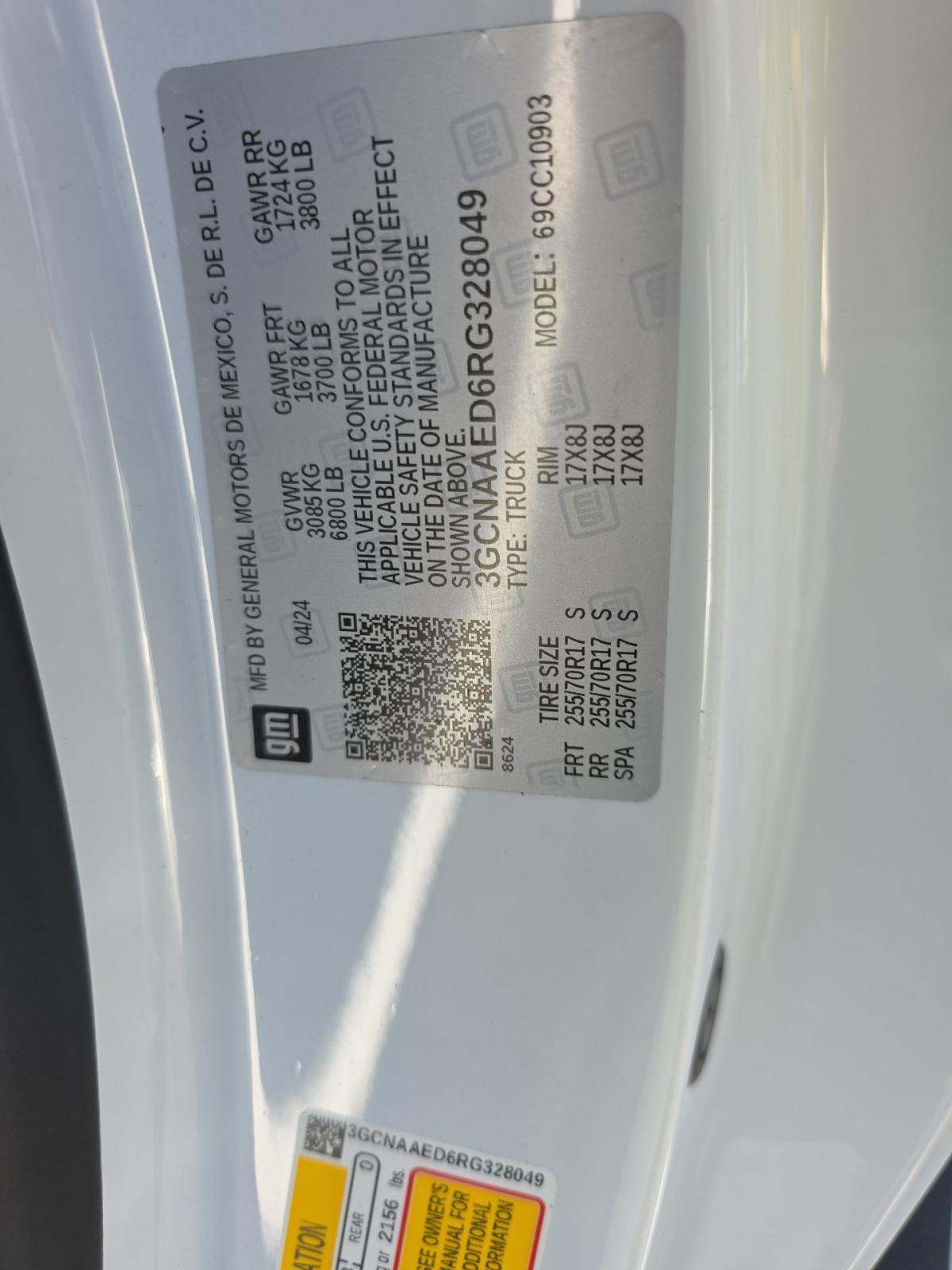 2024 Chevrolet Silverado 1500 Work Truck RWD