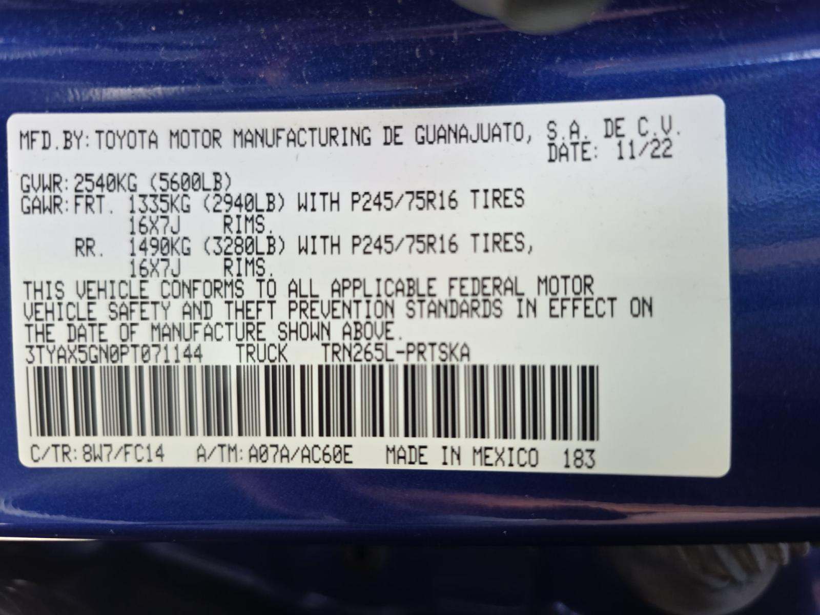2023 Toyota Tacoma SR5 RWD