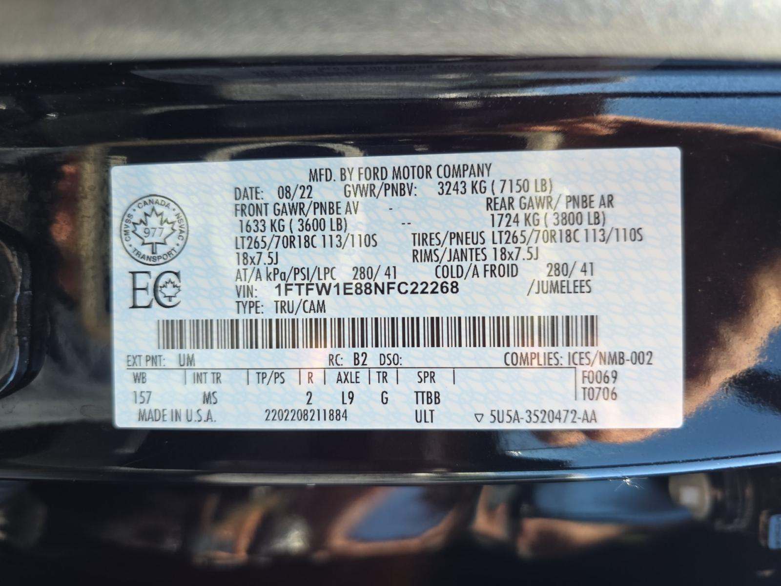 2022 Ford F-150 XLT AWD