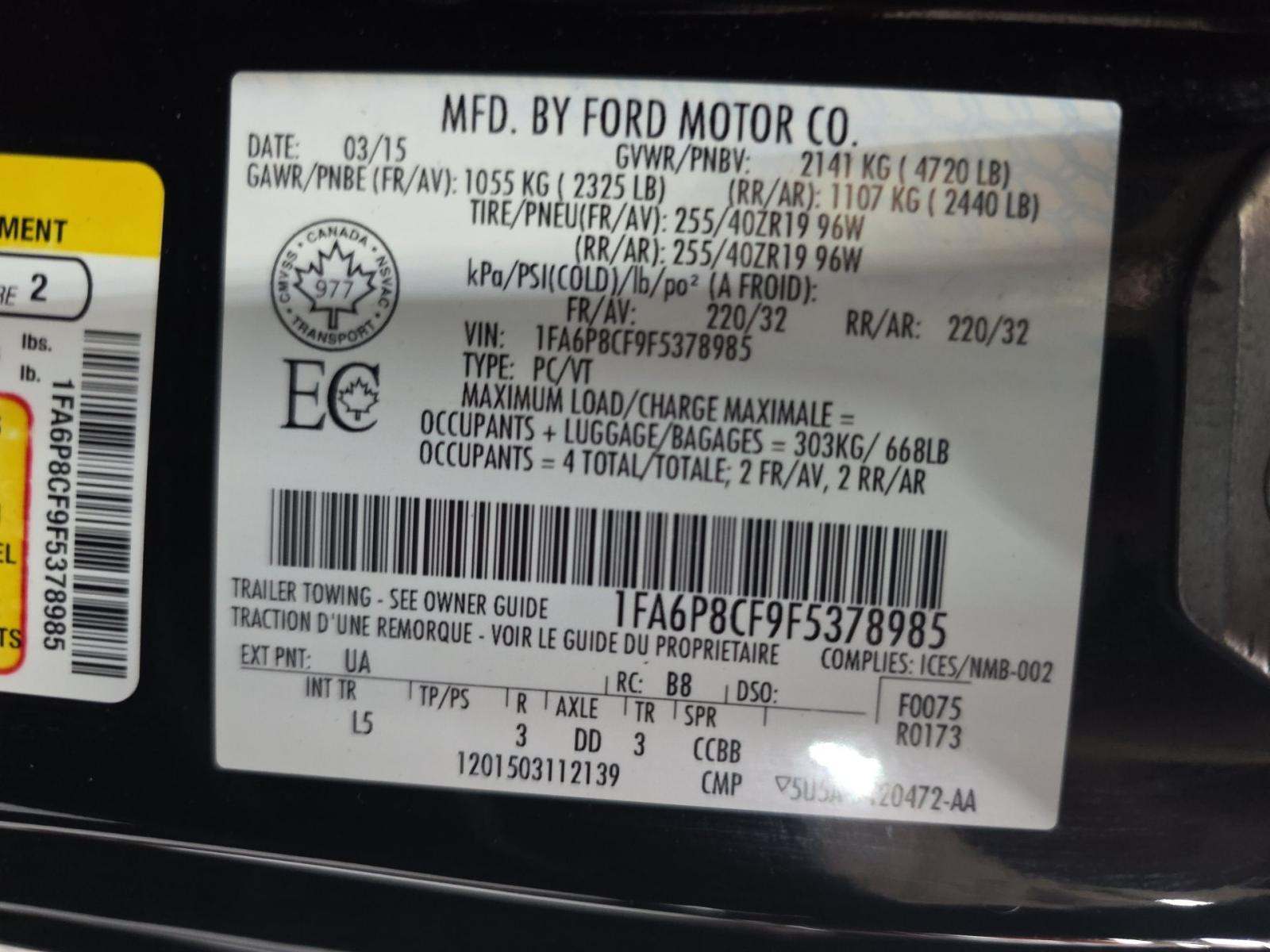 2015 Ford Mustang GT Premium RWD