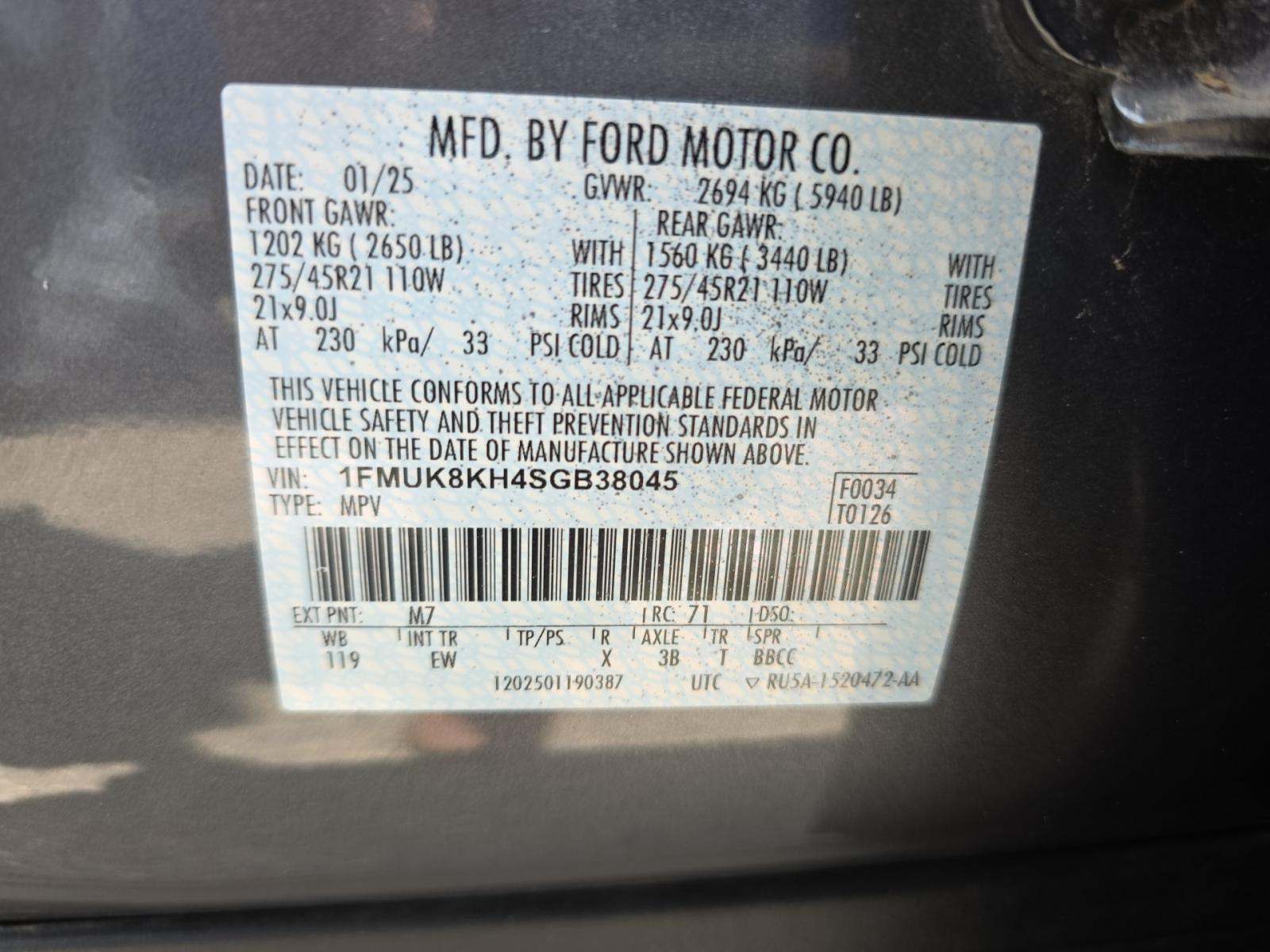2025 Ford Explorer ST-Line AWD