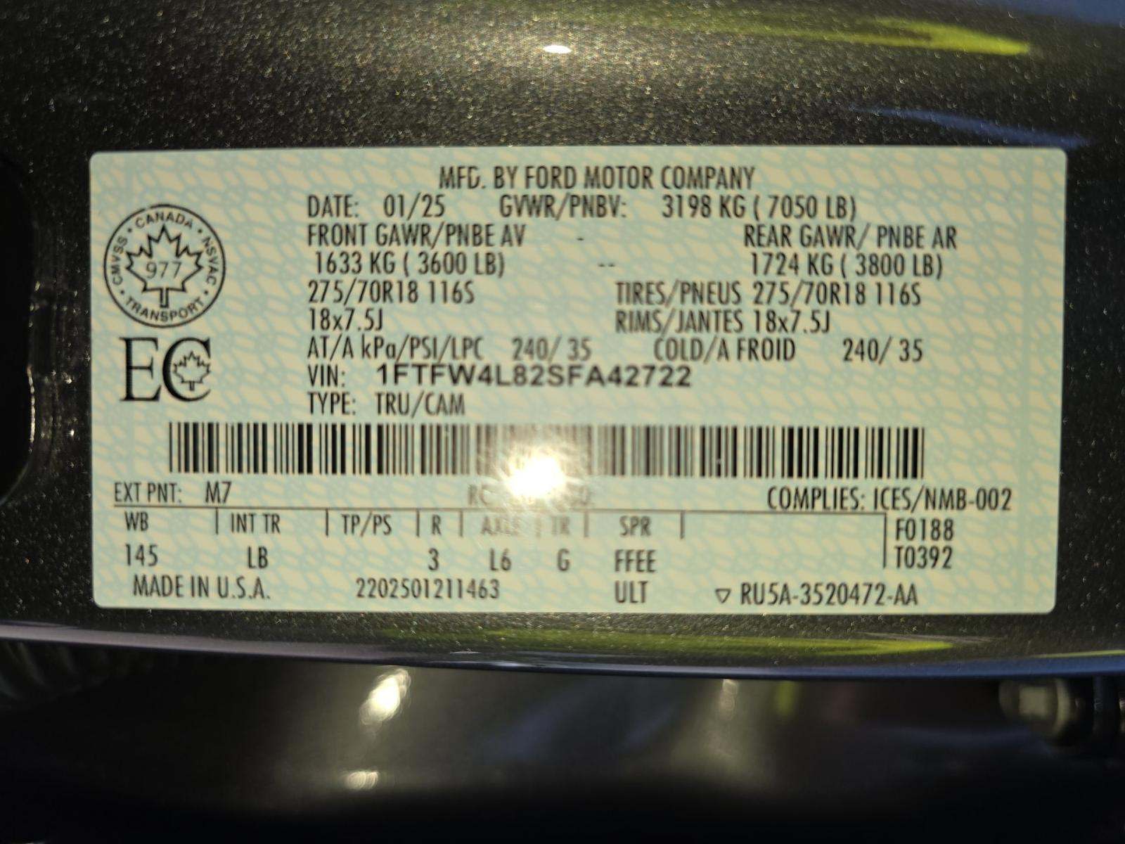 2025 Ford F-150 Tremor AWD